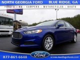 2016 Deep Impact Blue Metallic Ford Fusion SE #110988207