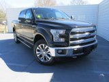 2016 Shadow Black Ford F150 Lariat SuperCrew 4x4 #111034525