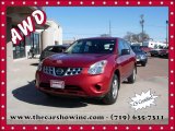 2013 Cayenne Red Nissan Rogue S AWD #111066382