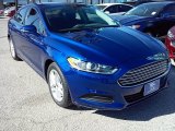 2016 Deep Impact Blue Metallic Ford Fusion SE #111066073