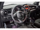 2016 Mini Hardtop John Cooper Works 2 Door JCW Double Stripe Carbon Black/Dinamica Interior