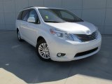 2016 Blizzard Pearl Toyota Sienna XLE #111066398