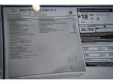2016 Mercedes-Benz AMG GT S Coupe Window Sticker