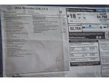 2016 Mercedes-Benz AMG GT S Coupe Window Sticker