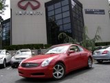 2007 Laser Red Infiniti G 35 Coupe #11109218