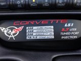 2002 Chevrolet Corvette Coupe Marks and Logos
