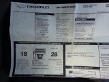 2007 Chevrolet Corvette Coupe Window Sticker