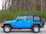 2016 Hydro Blue Pearl Jeep Wrangler Unlimited Sport 4x4 #111213233