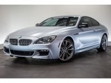 2013 BMW 6 Series 650i Coupe Frozen Silver Edition Front 3/4 View