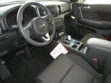 2017 Kia Sportage LX AWD Black Interior