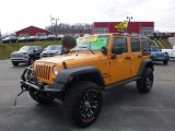 2012 Dozer Yellow Jeep Wrangler Unlimited Sport 4x4 #111352098