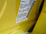2016 TITAN XD Color Code for Solar Flare Yellow - Color Code: EAZ