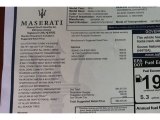 2016 Maserati Ghibli S Q4 Window Sticker