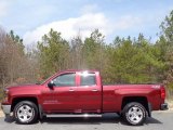 2014 Deep Ruby Metallic Chevrolet Silverado 1500 LT Double Cab 4x4 #111428179