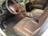 2015 Infiniti QX80 Limited AWD Truffle Brown Interior