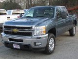 2013 Blue Granite Metallic Chevrolet Silverado 2500HD LTZ Crew Cab 4x4 #111428603