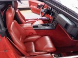 1986 Chevrolet Corvette Convertible Red Interior