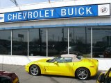 2007 Velocity Yellow Chevrolet Corvette Convertible #11133987