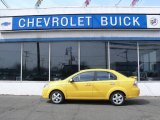 2008 Summer Yellow Chevrolet Aveo LT Sedan #11133985