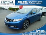 2013 Dyno Blue Pearl Honda Civic Si Sedan #111501044