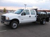 2007 Oxford White Ford F350 Super Duty Crew Cab Chassis 4x4 Commercial #11132903