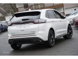 White Platinum Metallic Ford Edge in 2015