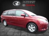 2013 Salsa Red Pearl Toyota Sienna LE #111544317