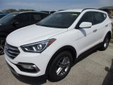 Pearl White Hyundai Santa Fe Sport in 2017