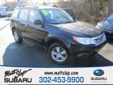 2011 Obsidian Black Pearl Subaru Forester 2.5 X #111687282