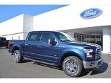 2016 Blue Jeans Ford F150 XLT SuperCrew 4x4 #111738232