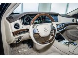 2016 Mercedes-Benz S 550e Plug-In Hybrid Sedan Silk Beige/Espresso Brown Interior