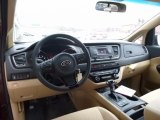 2016 Kia Sedona LX Camel Interior