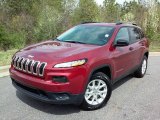 2016 Jeep Cherokee Deep Cherry Red Crystal Pearl