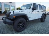 2015 Bright White Jeep Wrangler Unlimited Willys Wheeler 4x4 #111809271