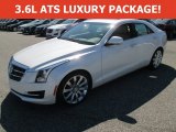 2016 Crystal White Tricoat Cadillac ATS 3.6 Luxury Sedan #111844564