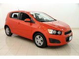 2012 Inferno Orange Metallic Chevrolet Sonic LS Hatch #111891698
