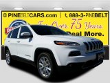 2016 Bright White Jeep Cherokee Limited #111891350