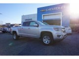 2016 Silver Ice Metallic Chevrolet Colorado LT Crew Cab #111891652