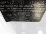 2016 F-TYPE Color Code for Glacier White Metallic - Color Code: 1AQ