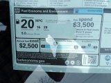 2016 Chevrolet Corvette Stingray Coupe Info Tag