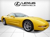 2002 Millenium Yellow Chevrolet Corvette Coupe #111951013