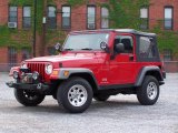 2004 Flame Red Jeep Wrangler X 4x4 #11169723