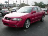 Aztec Red Nissan Sentra in 2002