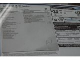 2016 Mercedes-Benz SL 400 Roadster Window Sticker