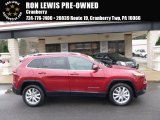 2015 Deep Cherry Red Crystal Pearl Jeep Cherokee Limited 4x4 #112033246