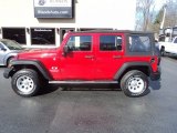 2007 Flame Red Jeep Wrangler Unlimited X 4x4 #112033463