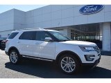 2016 White Platinum Metallic Tri-Coat Ford Explorer Limited #112068173