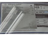 2016 Mercedes-Benz SL 400 Roadster Window Sticker
