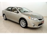 2013 Champagne Mica Toyota Camry XLE #112117736