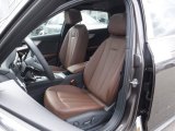 2017 Audi A4 2.0T Premium Plus quattro Nougat Brown Interior